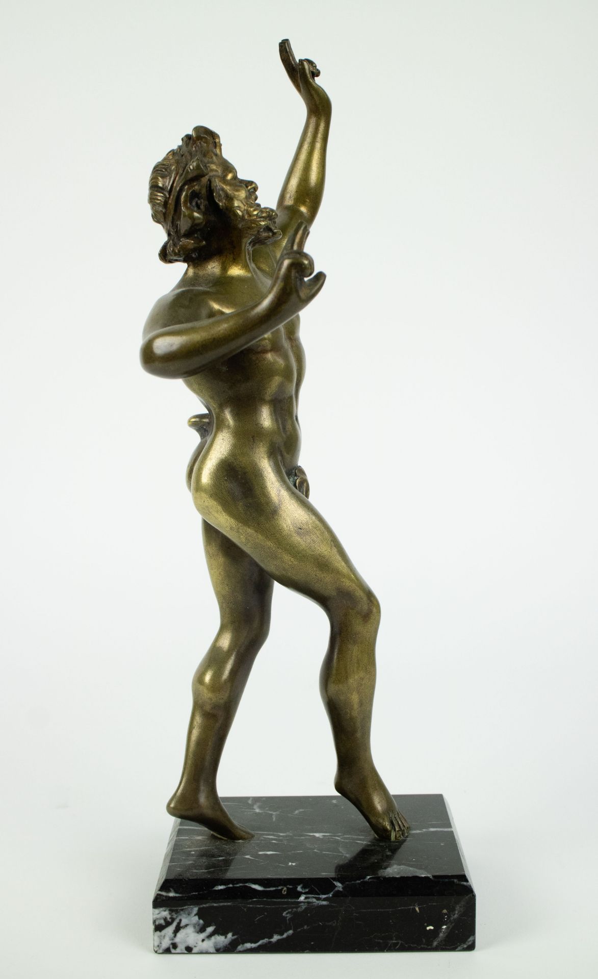 Bronze sculpture of a Sater - Image 5 of 5