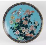 Large Japanes cloisonné charger