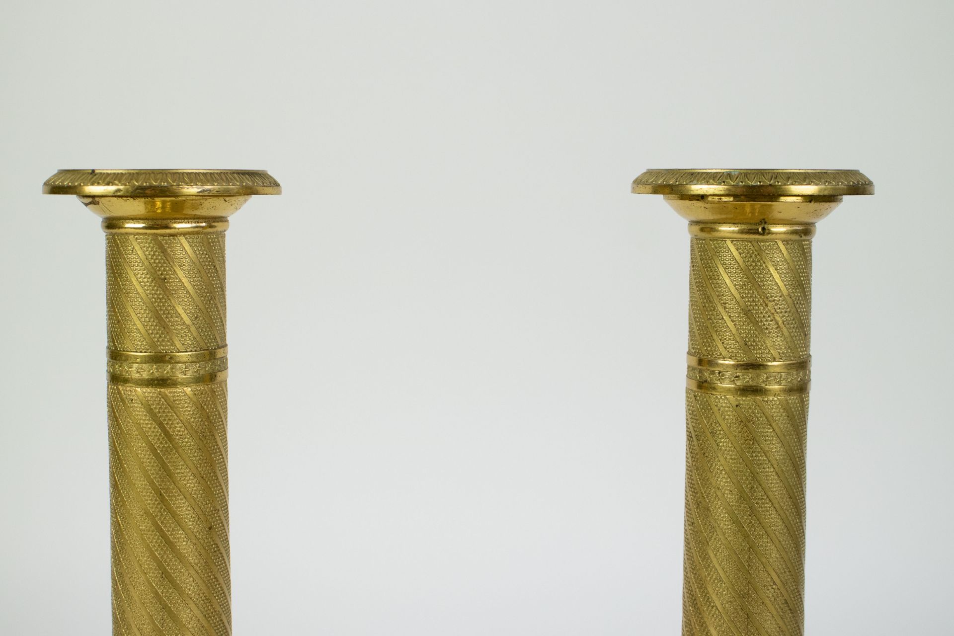 A pair of Empire candlesticks - Image 3 of 4