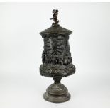 Bronze lidded jar 19th C.