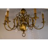Flemish copper chandelier