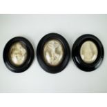 3 religious frames in pipe clay