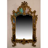 Gilded wooden mirror