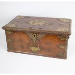 Ship case in oak and equipped with copper nails, mid 19th century