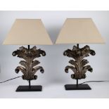 Pair of decorative lampadaires