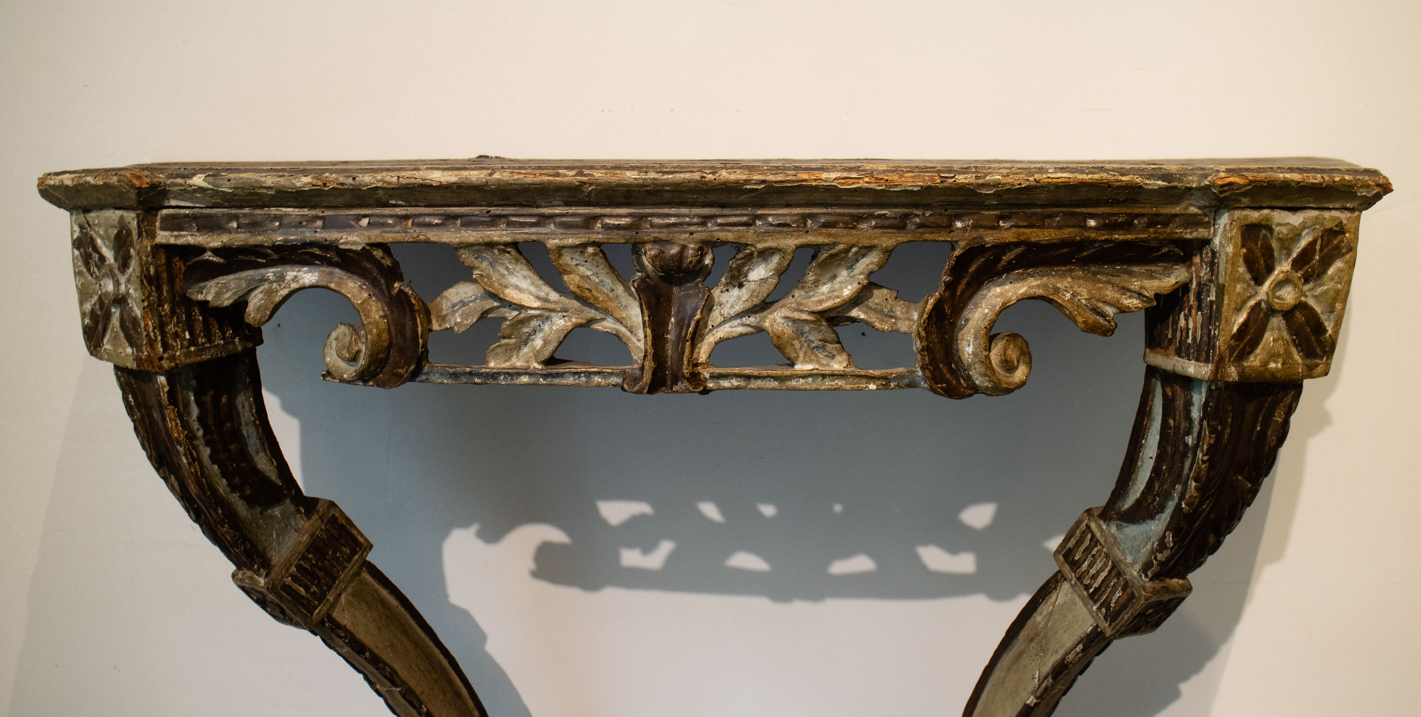 Wooden wall console, 18th century - Image 3 of 3