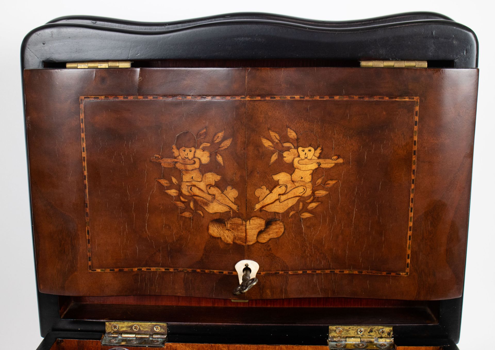 Liqueur case with marquetry, end 19th century - Image 3 of 4