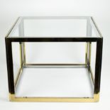 Lot of vintage design side table and lampadaire in chrome from the 50s