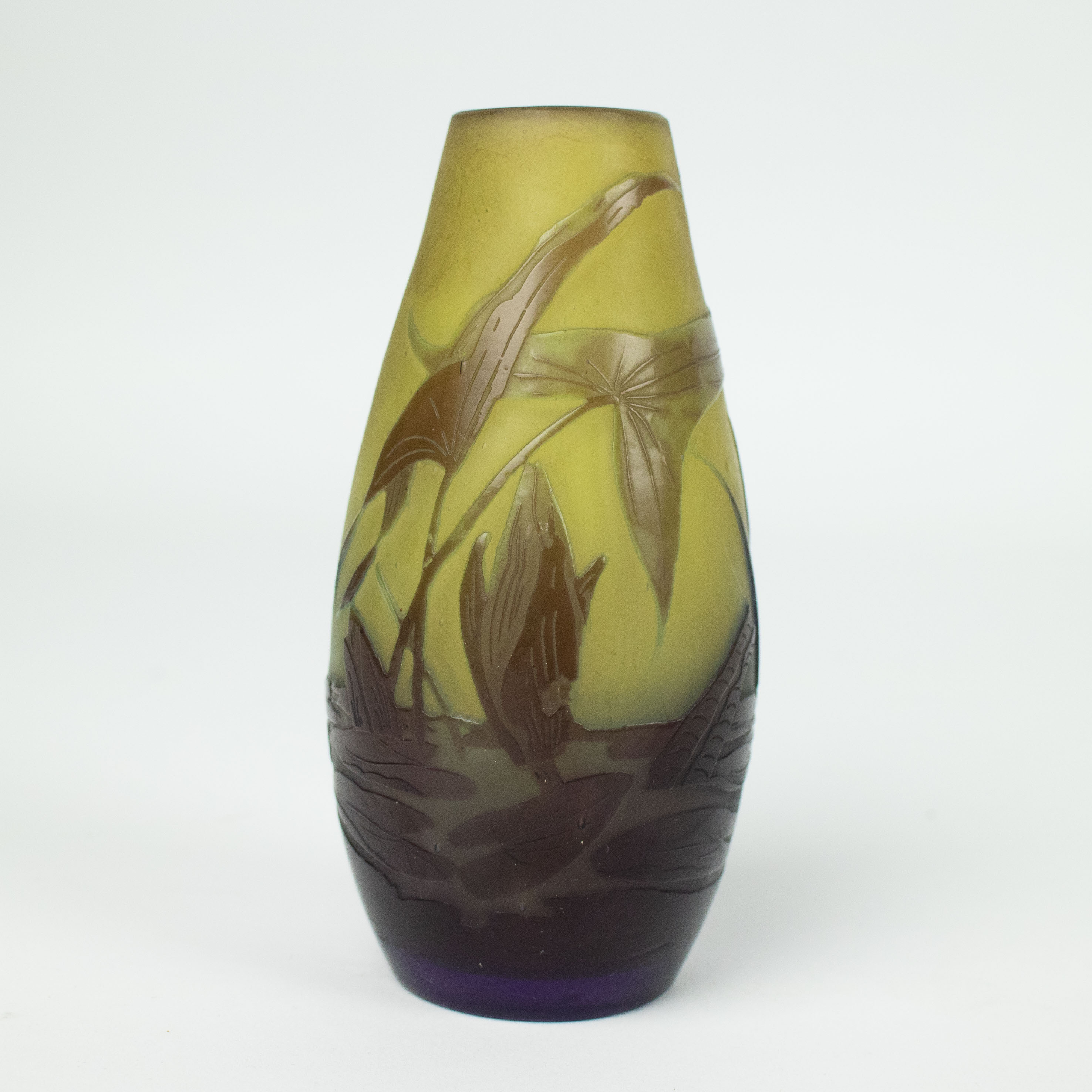 Émile GALLÉ vase in glass paste