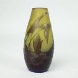 Émile GALLÉ vase in glass paste