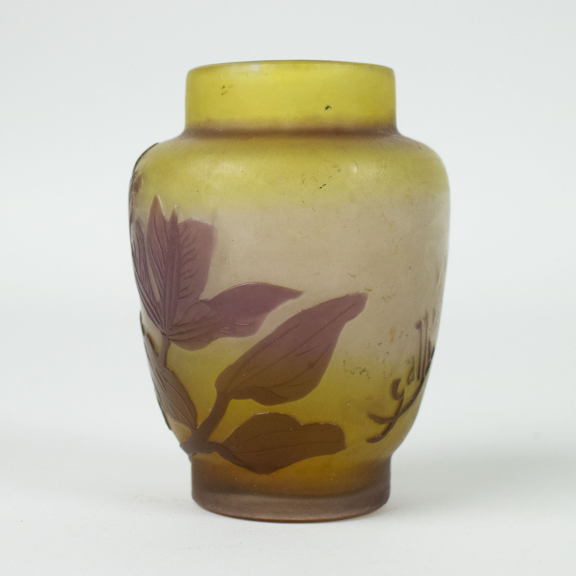 Émile GALLÉ vase in glass paste - Bild 2 aus 6