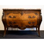 Bombe shaped Commode style Louis XV