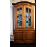 Oak display cabinet Flemish 19th century