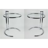 Eileen Grey - Tovalino 2 adjustable side tables
