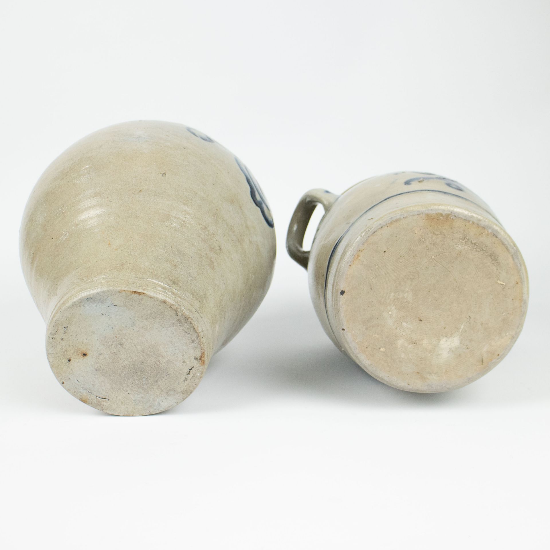 4 earthenware pots grès stoneware 19th century - Bild 6 aus 10
