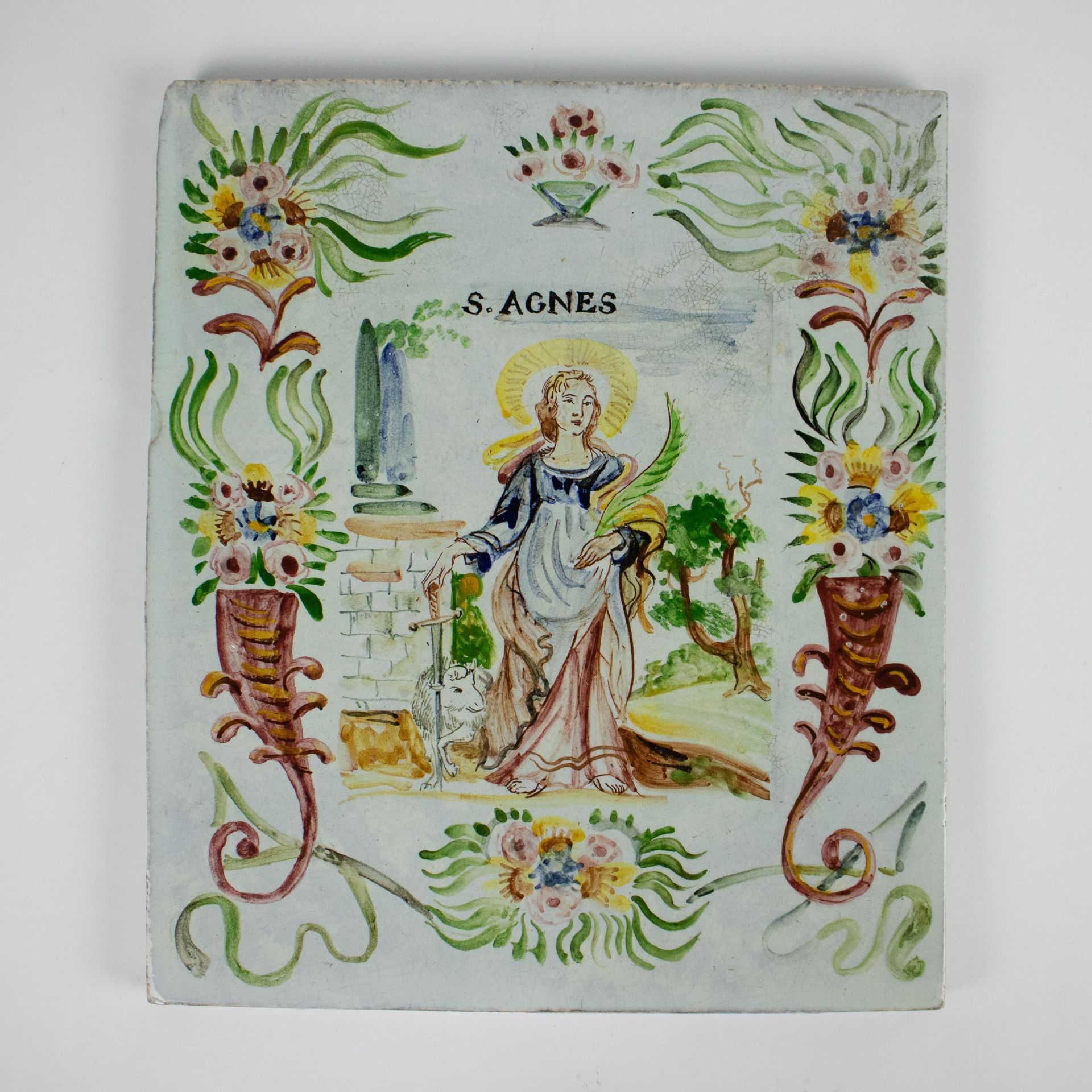 Corpus Christi + tile Saint Agnes - Image 2 of 5