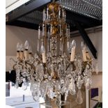 Chandelier with crystals