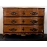 Flemish 18th century oak chest of drawers
