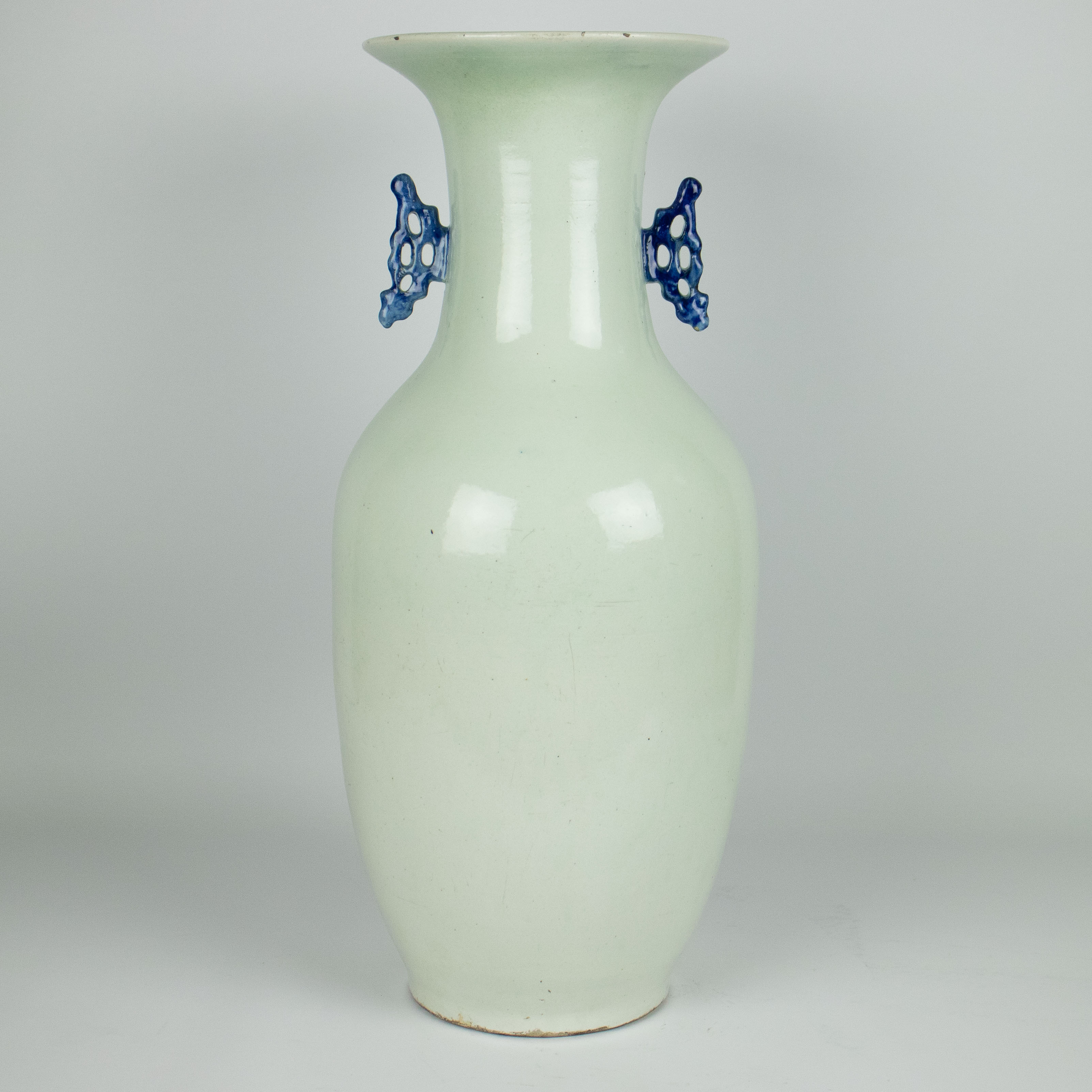 A Chinese celadon vase Republic - Image 3 of 6