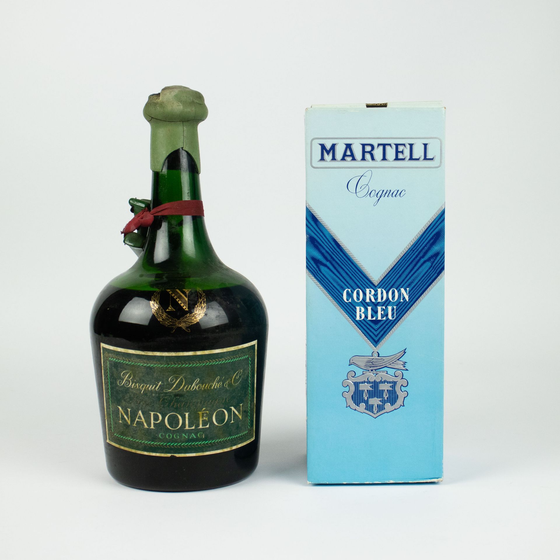 Napoleon Bisquit Cognac sixties and Martell Cognac Cordon Blue - Image 6 of 11