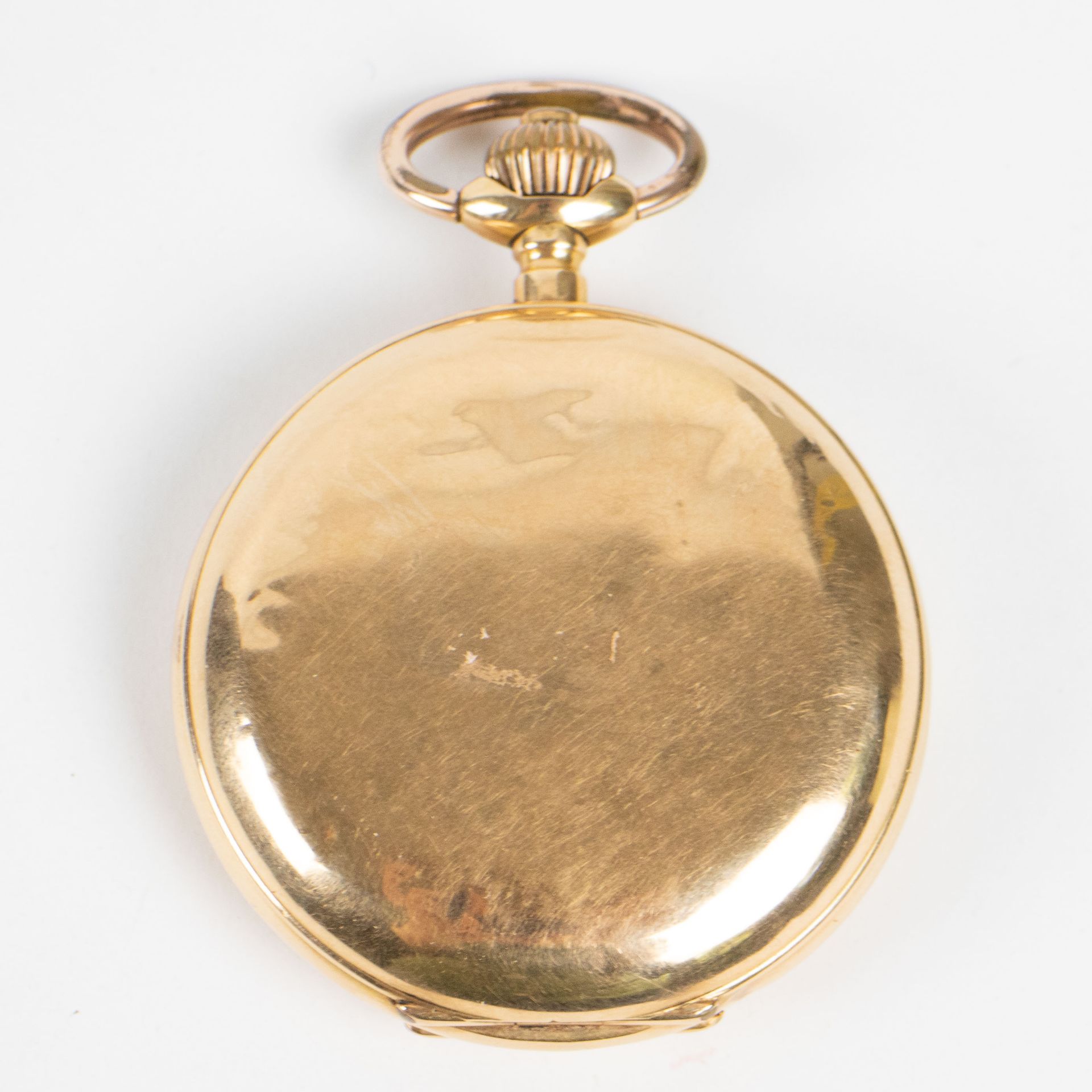 An 18KT gold pocket watch Chronometre - Image 2 of 6