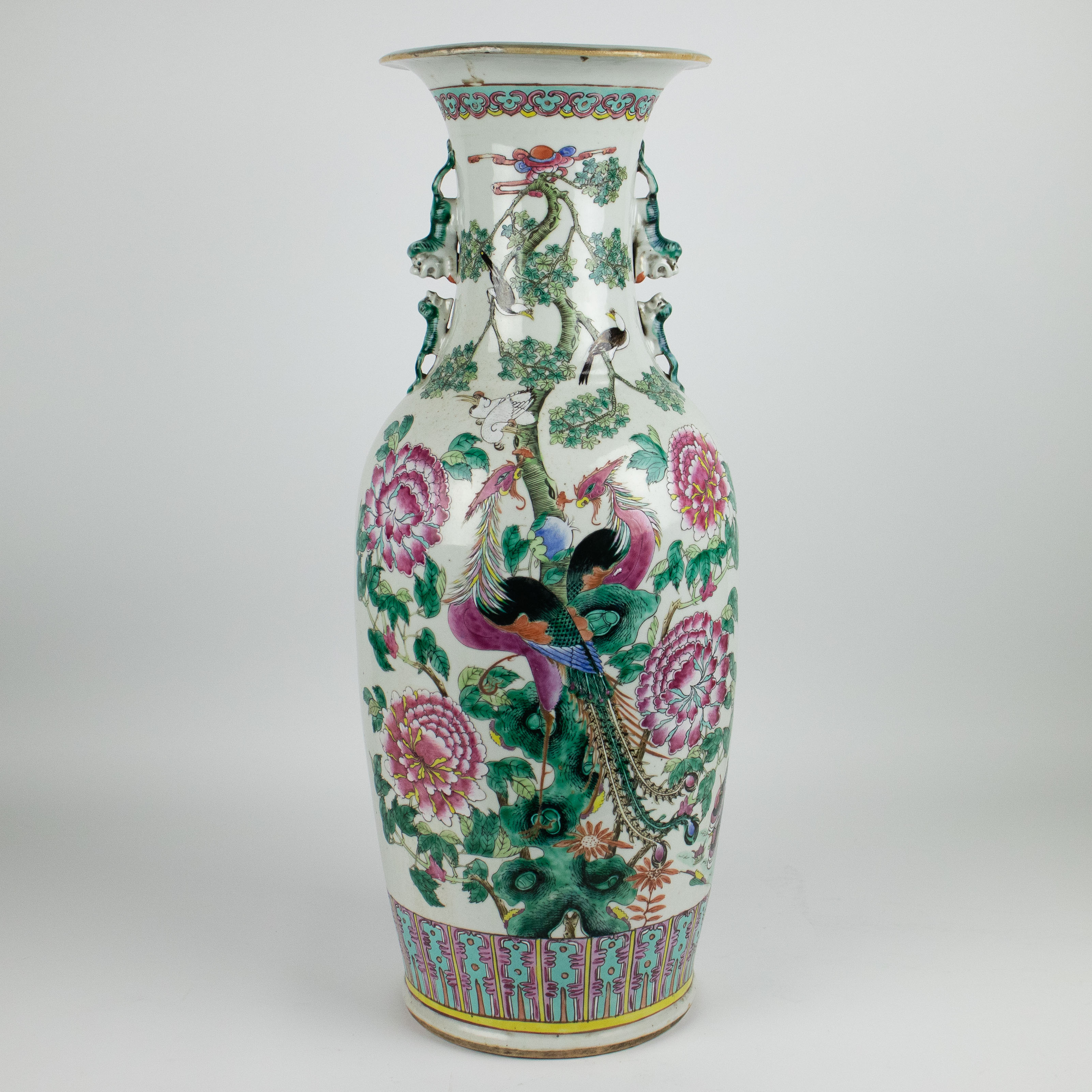 A Chinese vase 2nd half 19th century - Image 3 of 8