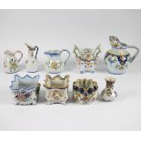 A collection of Rouen faience, 19th/20th century