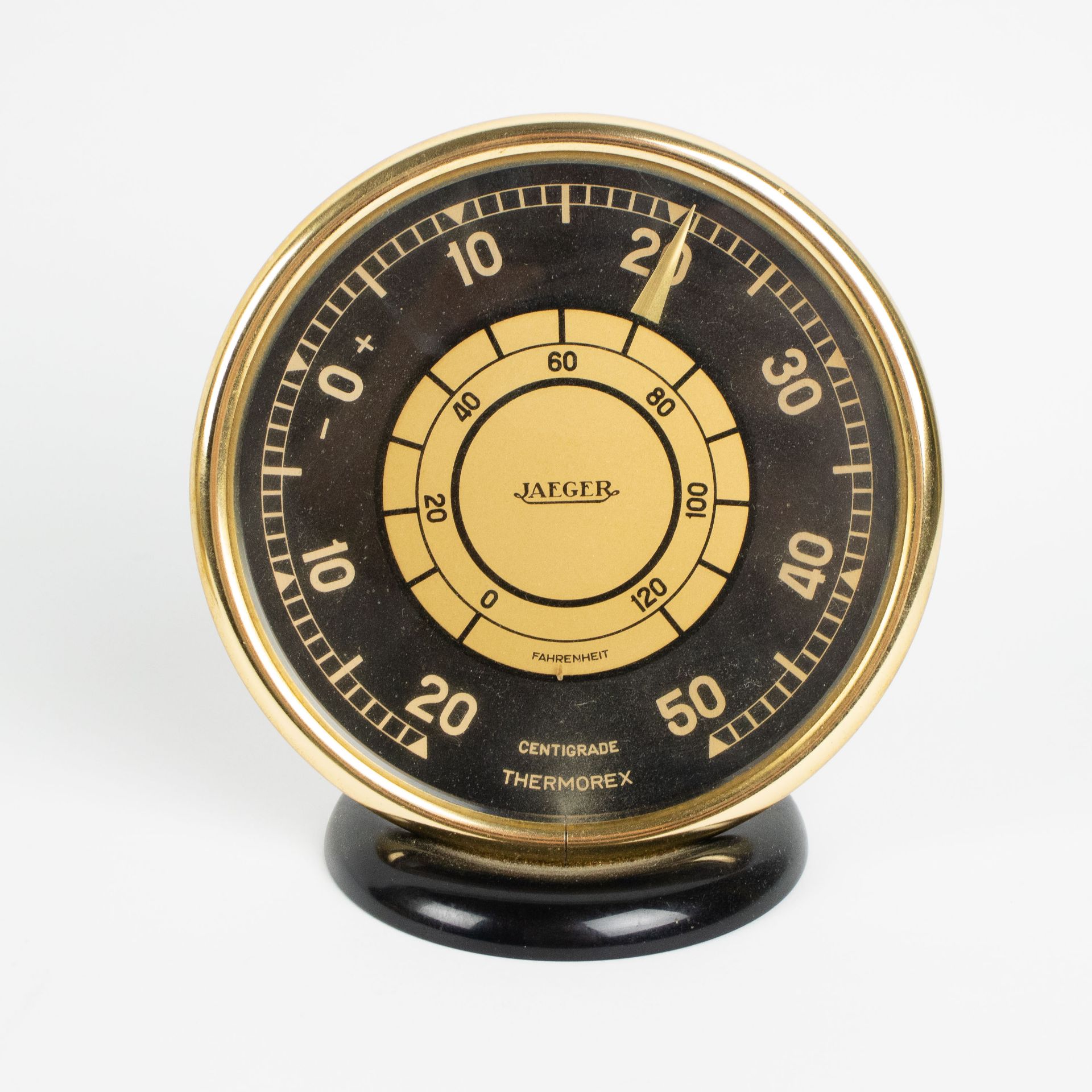 2 German clocks ao Schatz and thermometer Jaeger - Image 2 of 5