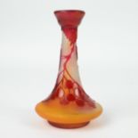 Émile GALLÉ vase in glass paste