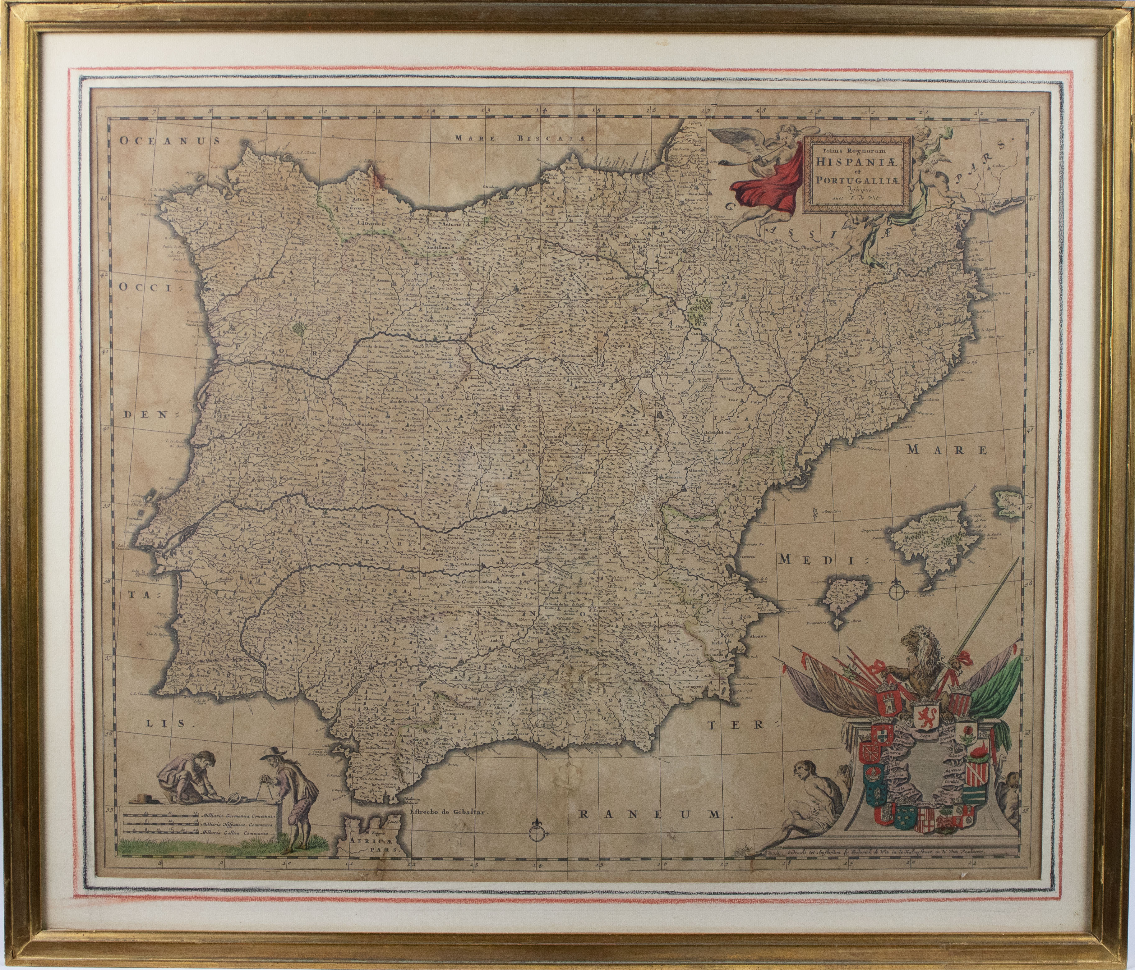 Chart Portugal and Spain Frederick De Wit - Image 2 of 2