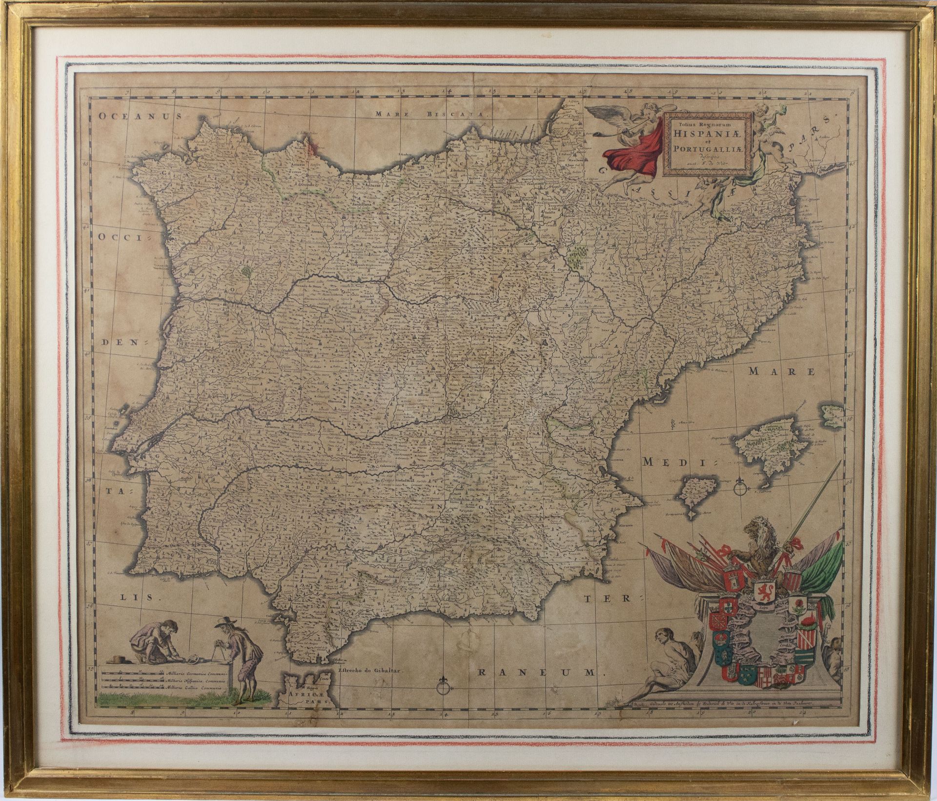 Chart Portugal and Spain Frederick De Wit - Image 2 of 2
