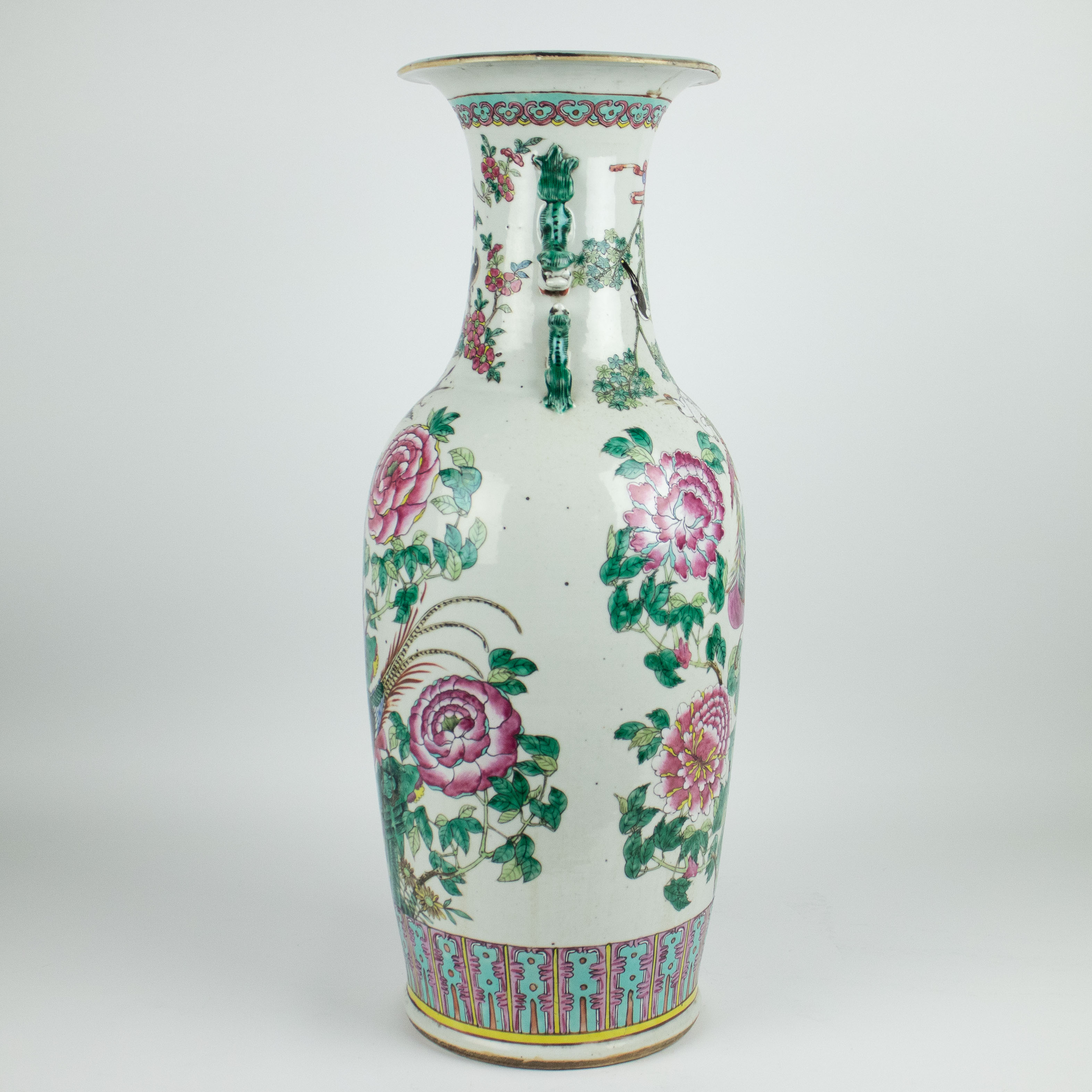 A Chinese vase 2nd half 19th century - Image 2 of 8