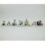 A collection of Victorian porcelain fairings, 19th century