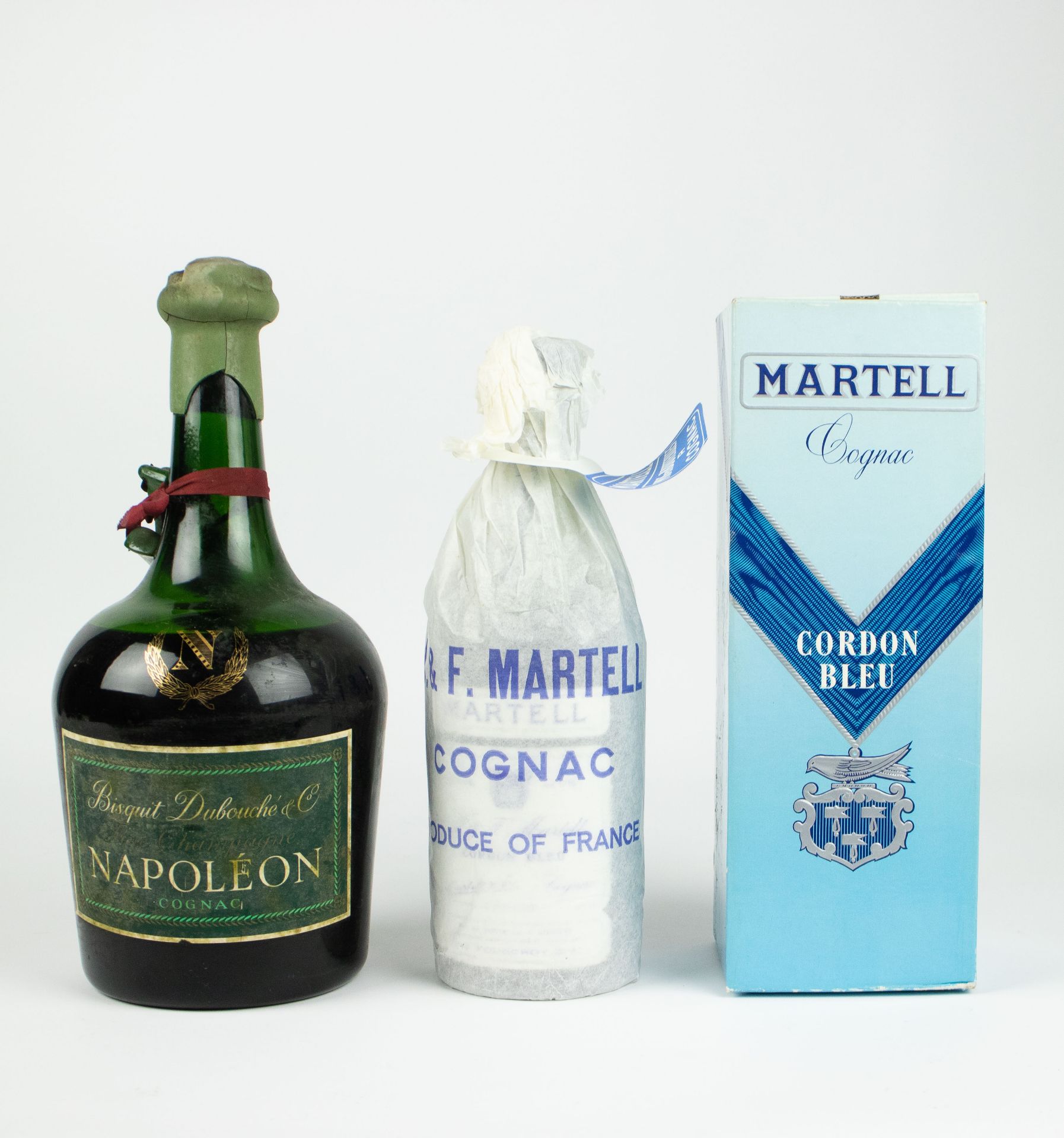Napoleon Bisquit Cognac sixties and Martell Cognac Cordon Blue - Image 11 of 11