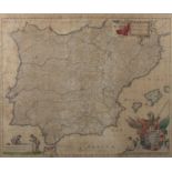 Chart Portugal and Spain Frederick De Wit