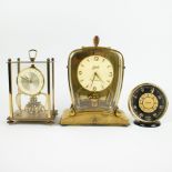 2 German clocks ao Schatz and thermometer Jaeger