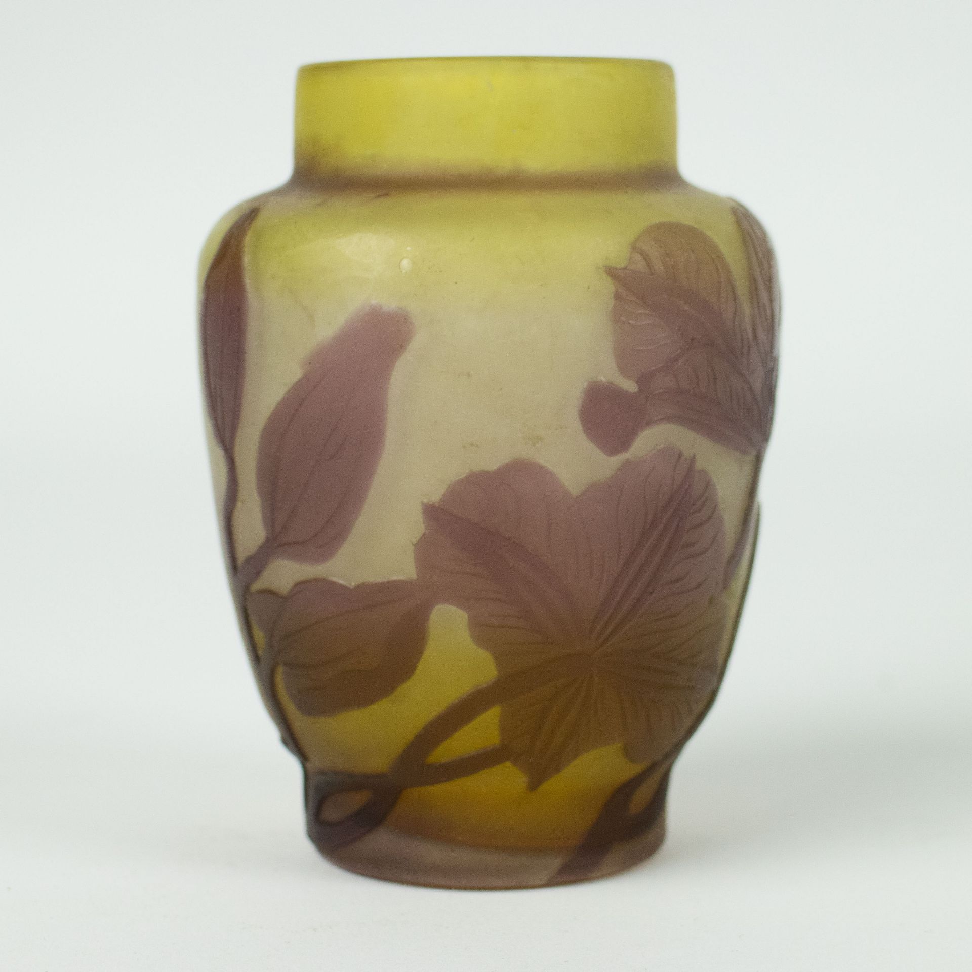 Émile GALLÉ vase in glass paste - Bild 4 aus 6