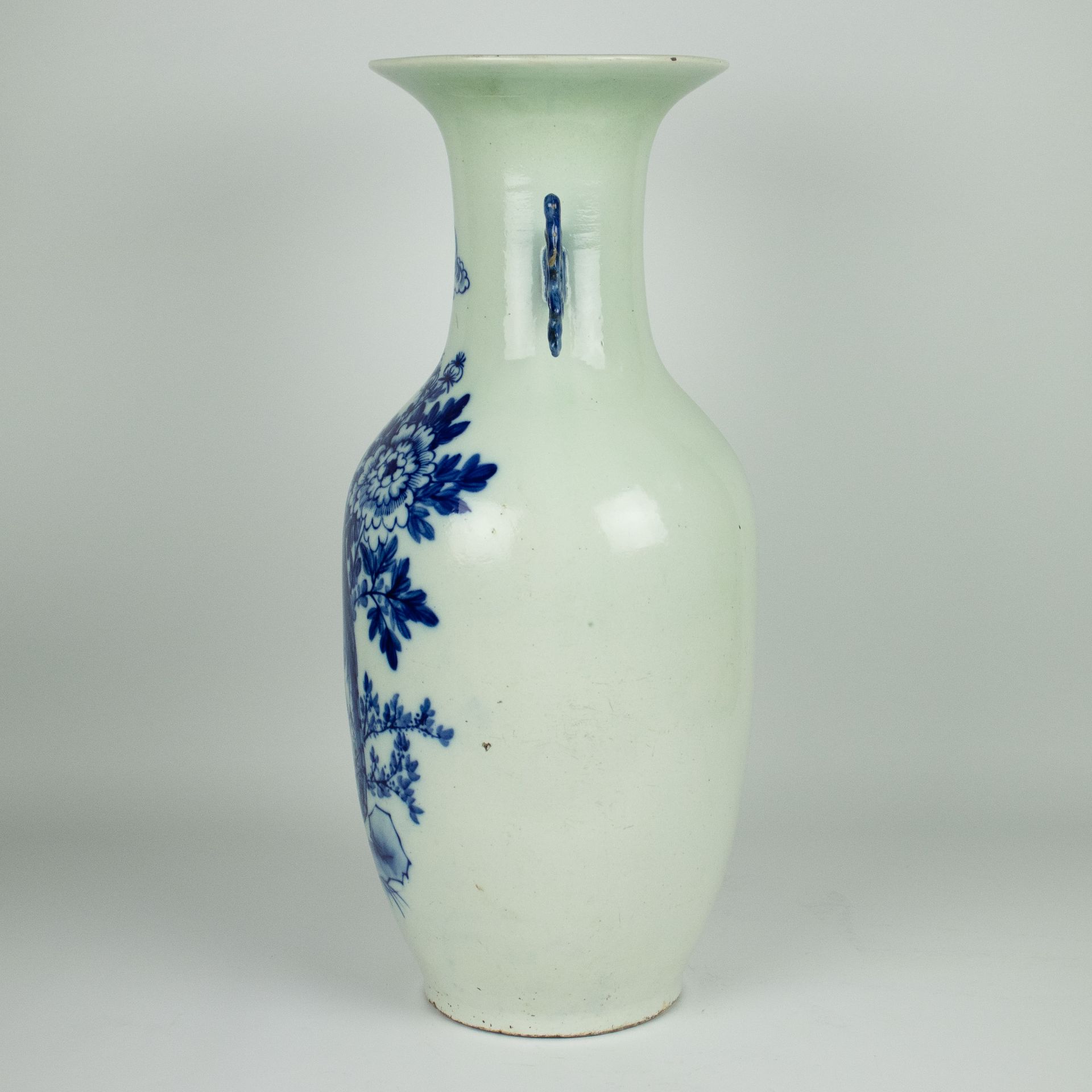 A Chinese celadon vase Republic - Image 2 of 6