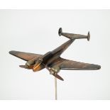 Miniature twin engine airplane