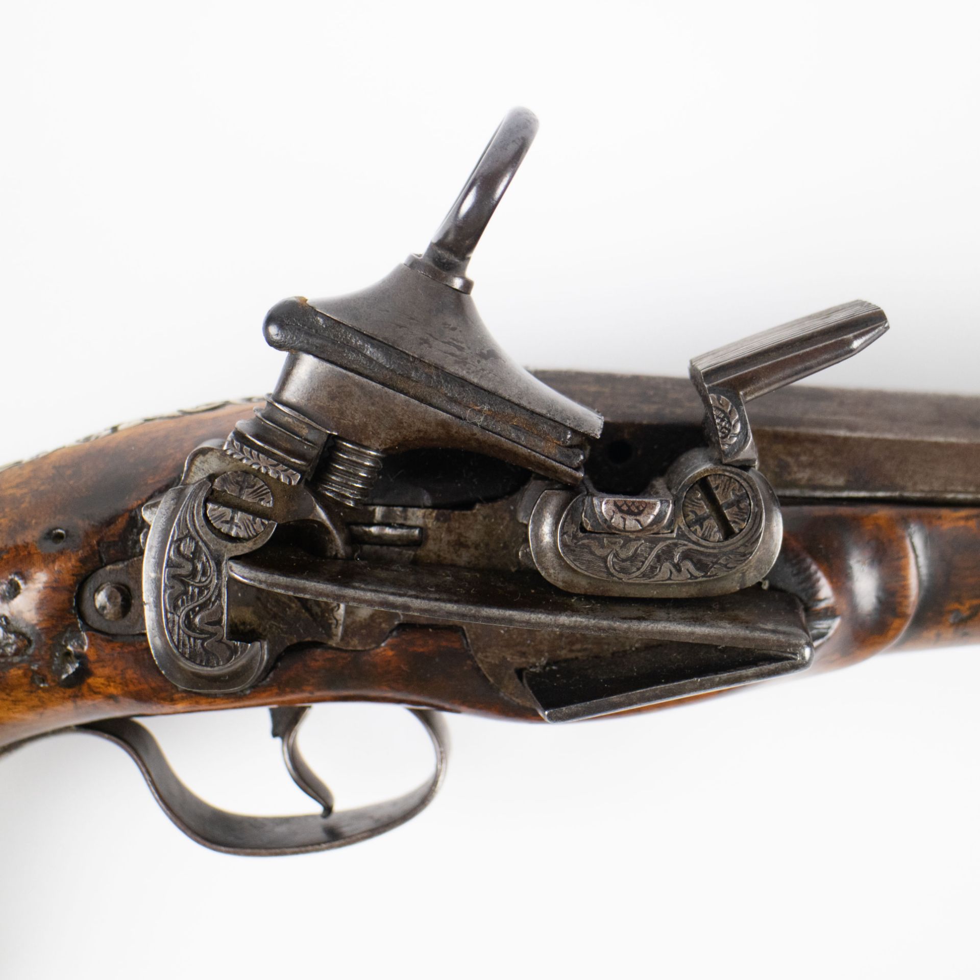 Italian Ripol miquelet pistol period 1820 - Bild 2 aus 5