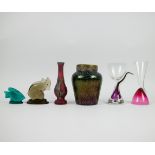 A collection of glassware items Sabino, Pallme Konig, Val Saint Lambert