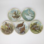 5 Limoges Franklin porcelain plates