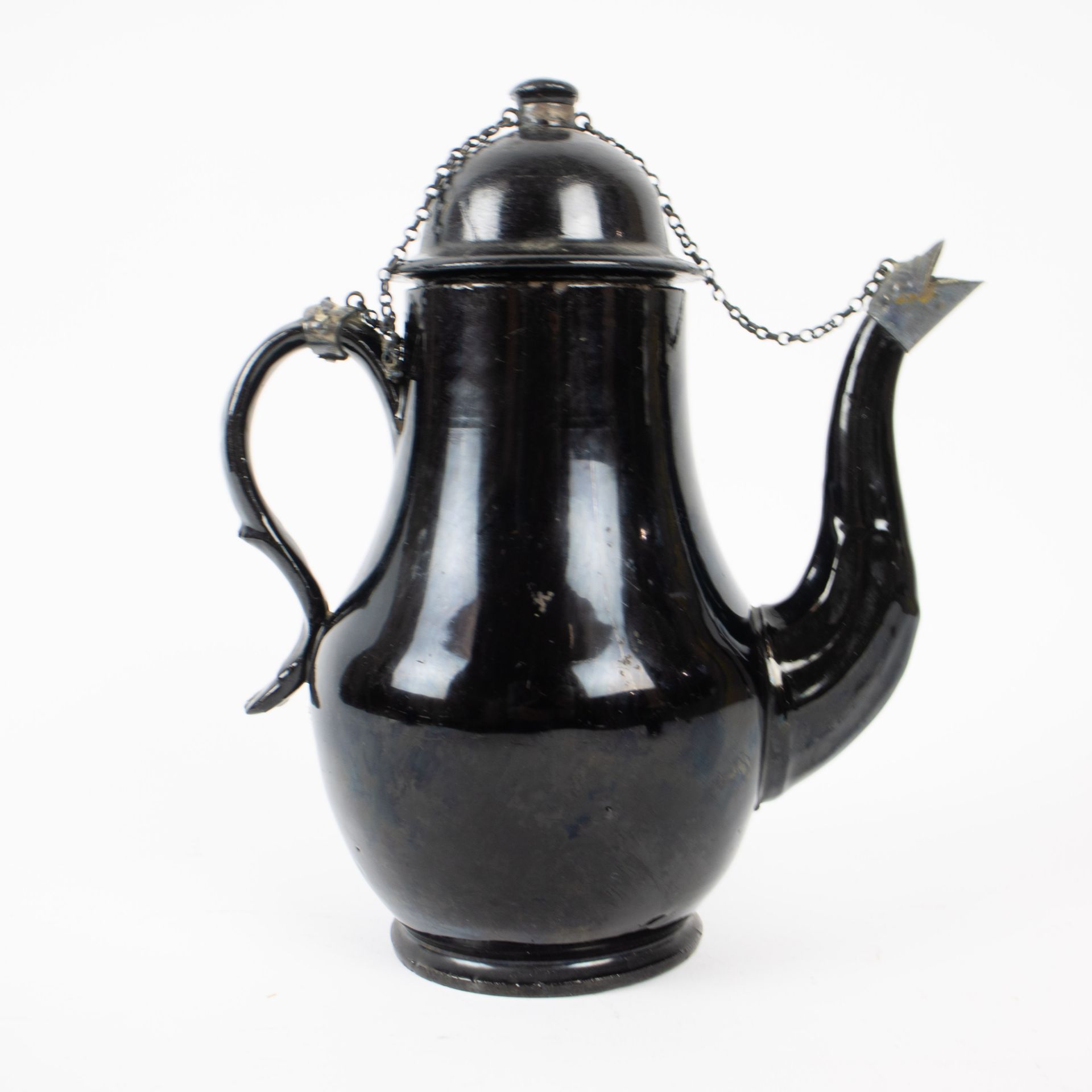 3 black glazed jugs in Namur earthenware, 18th century - Image 7 of 17