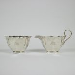 Sugar bowl and milk jug The Goldsmiths & Silversmiths Co Ltd