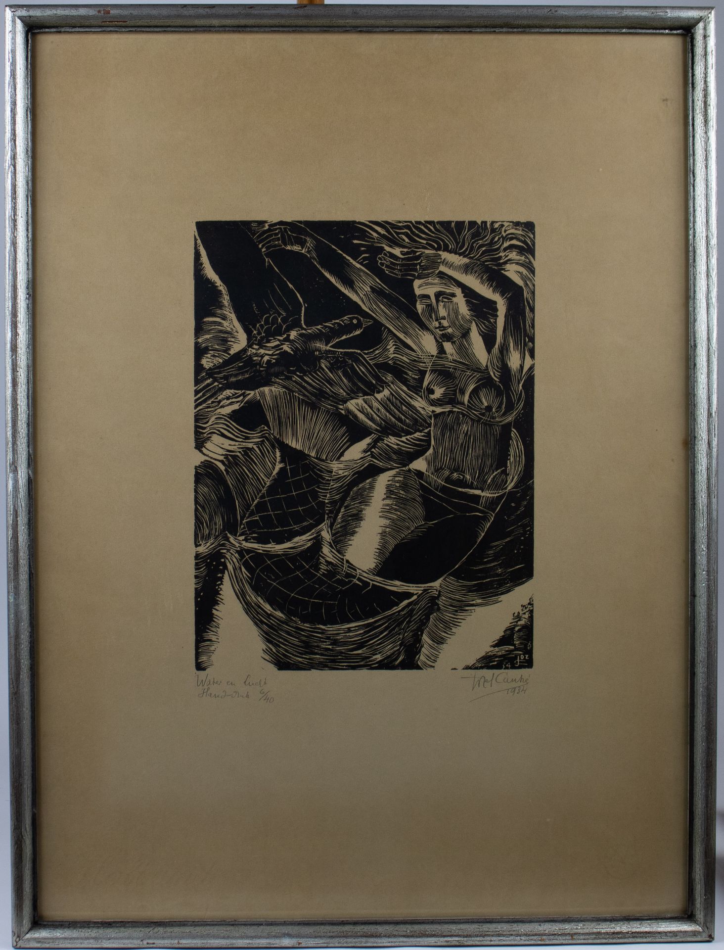 A collection of etchings by Jos Verdegem (2), Walter Vaes & Jozef Cantré - Image 12 of 13