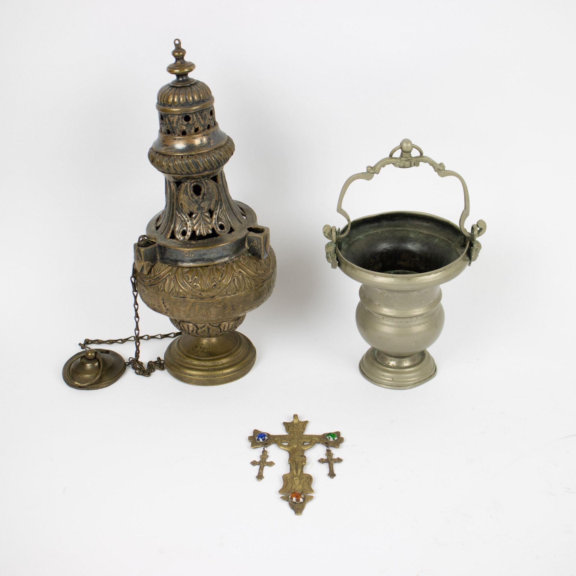 Collection of religious items