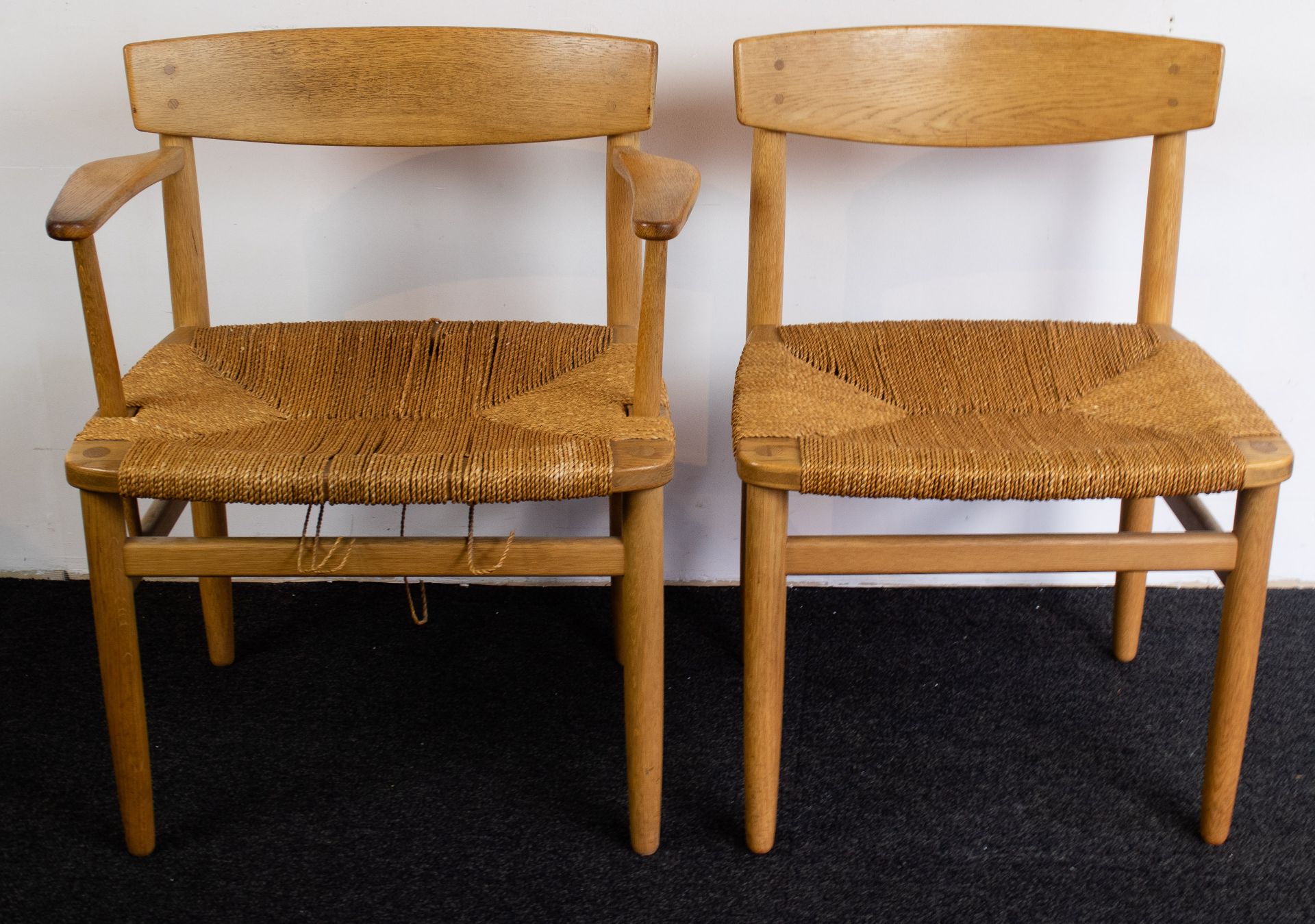 Dining Chairs by Børge Mogensen for Søborg Møbelfabrik, 1950s