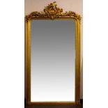 Large gilded mirror