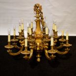 Bronze chandelier