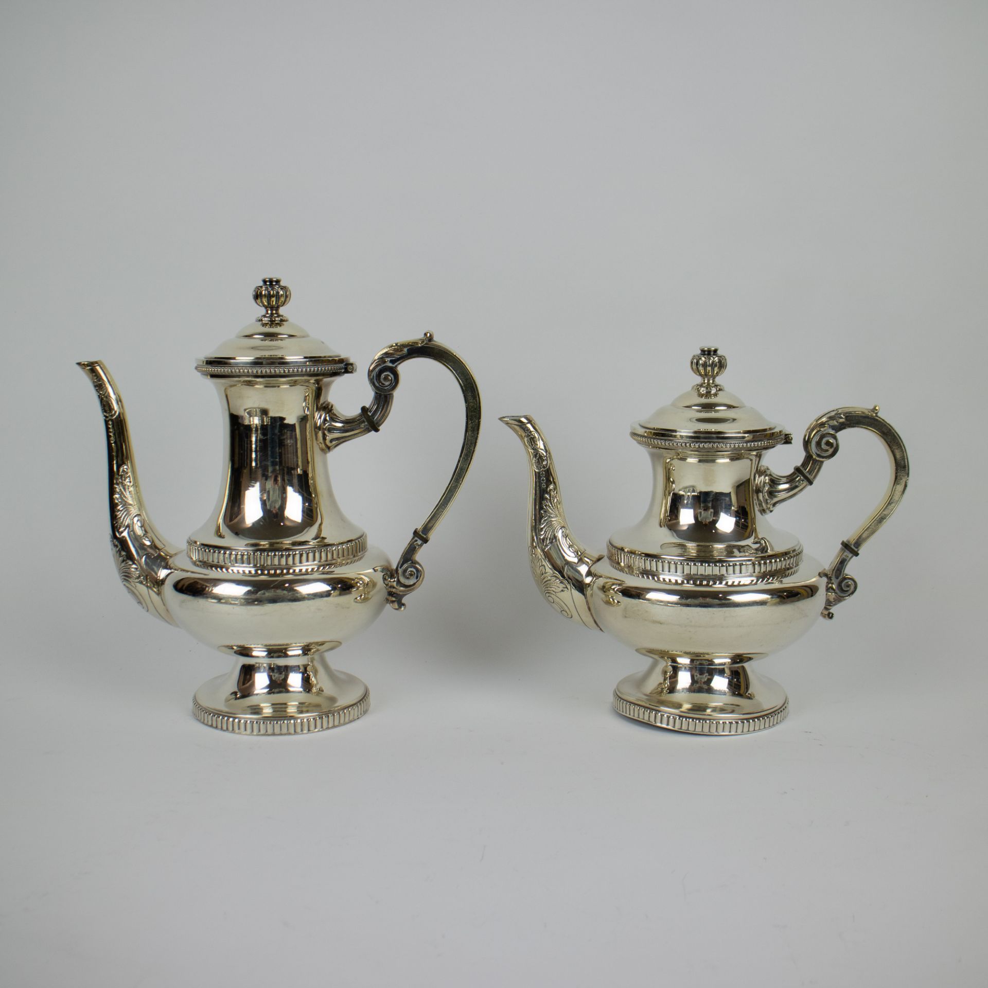 Wiskemann silver plated coffee and tea set and champagne bucket - Image 3 of 4